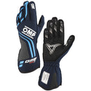 OMP One Evo X Gloves Navy Blue/Cyan - Size XL (Fia 8856-2018)-1