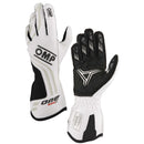 OMP ONE EVO-X MY24 GLOVES FIA 8856-2018 WHITE SZ XS-1