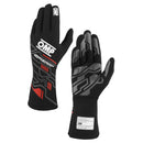 OMP Sport Gloves FIA 8856-2018 MY2025 Black / Red - M-1
