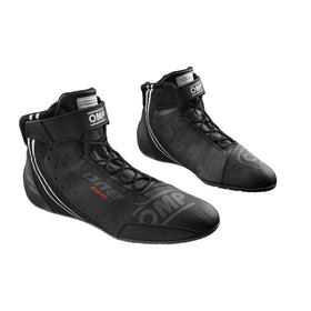 OMP ONE EVO X SHOES MY2024 FIA 8856-2018 BLACK SIZE 41