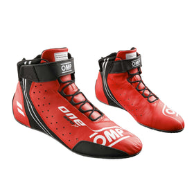 OMP ONE EVO X SHOES MY2024 FIA 8856-2018 RED SIZE 42