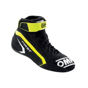 OMP First Shoes My2021 Anthracite/Fluorescent Yellow - Size 48 (Fia 8856-2018)