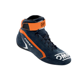 OMP FIRST SHOES FIA 8856-2018 NAVY BLUE / ORANGE SZ 37