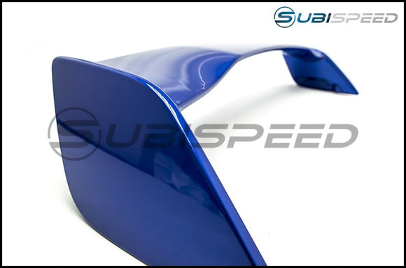 OLM S Style Paint Matched Spoiler - 2015 WRX 2015 STI-WR Blue Pearl (K7X)