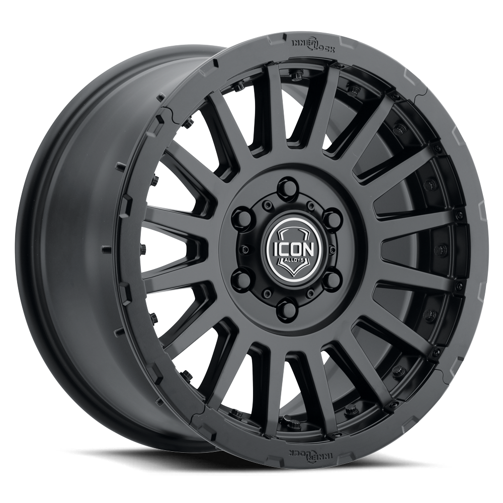 ICON Recon Pro 17x8.5 5 x 150 25mm Offset 5.75in BS Satin Black Wheel
