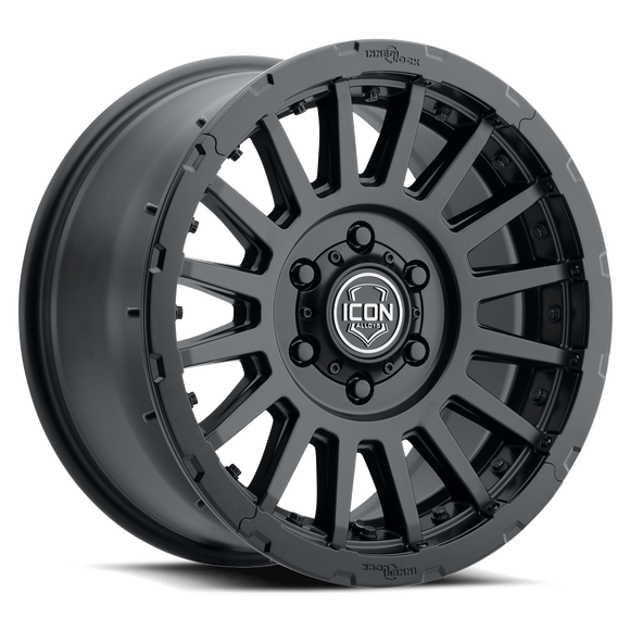 ICON Recon Pro 17x8.5 5 x 150 25mm Offset 5.75in BS Satin Black Wheel
