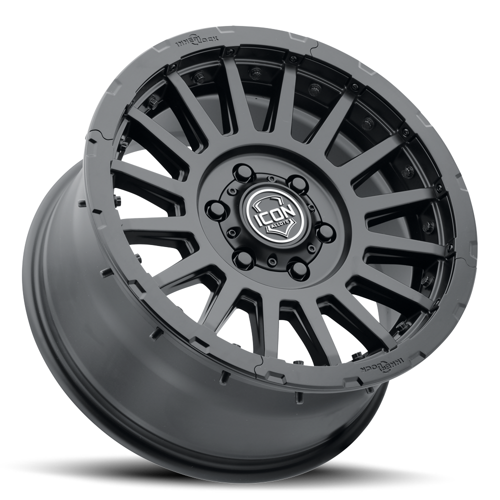 ICON Recon Pro 17x8.5 5 x 150 25mm Offset 5.75in BS Satin Black Wheel - 0
