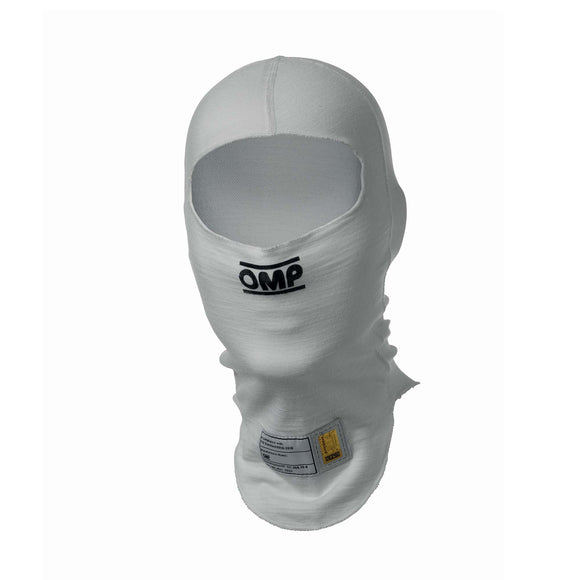 OMP TECNICA EVO BALACLAVA FIA 8856-2018 WHITE SZ S