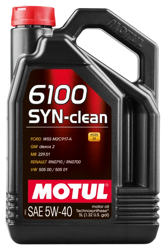 6100 SYN-CLEAN 5W40 (5 LITER) Technosynthese® Engine Oils
