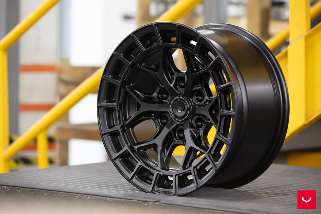 Vossen HFX-1 17x9 / 6x139.7 / ET0 / Deep / 106.1 CB - Satin Black Wheel