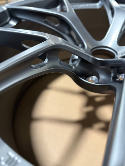 BBS FI-R Evo 20x9.5 / CL / ET44 / CB84 - (Porsche 992 Turbo S / GT3) Satin Dark Silver - 0
