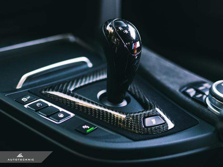 AutoTecknic Carbon Alcantara Shift Console Trim | BMW F80 M3 | BMW F82/F83 M4