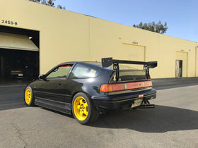 PCI 88-91 CRX STANDARD BOTTOM MOUNT HATCH BRACKET/PCI V2 60" WING COMBO