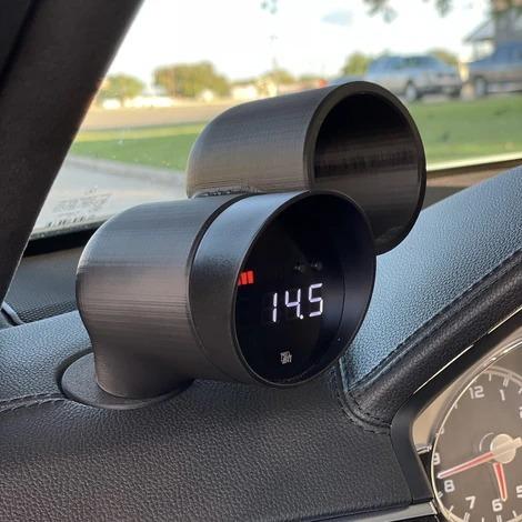 CJM Industries Defrost Vent Gauge Pod (Double Pod 52mm) - Mercedes Benz AMG E 63 / 350 / 550