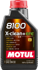 Motul 1L Synthetic Engine Oil 8100 X-Clean + EFE 0W30-1