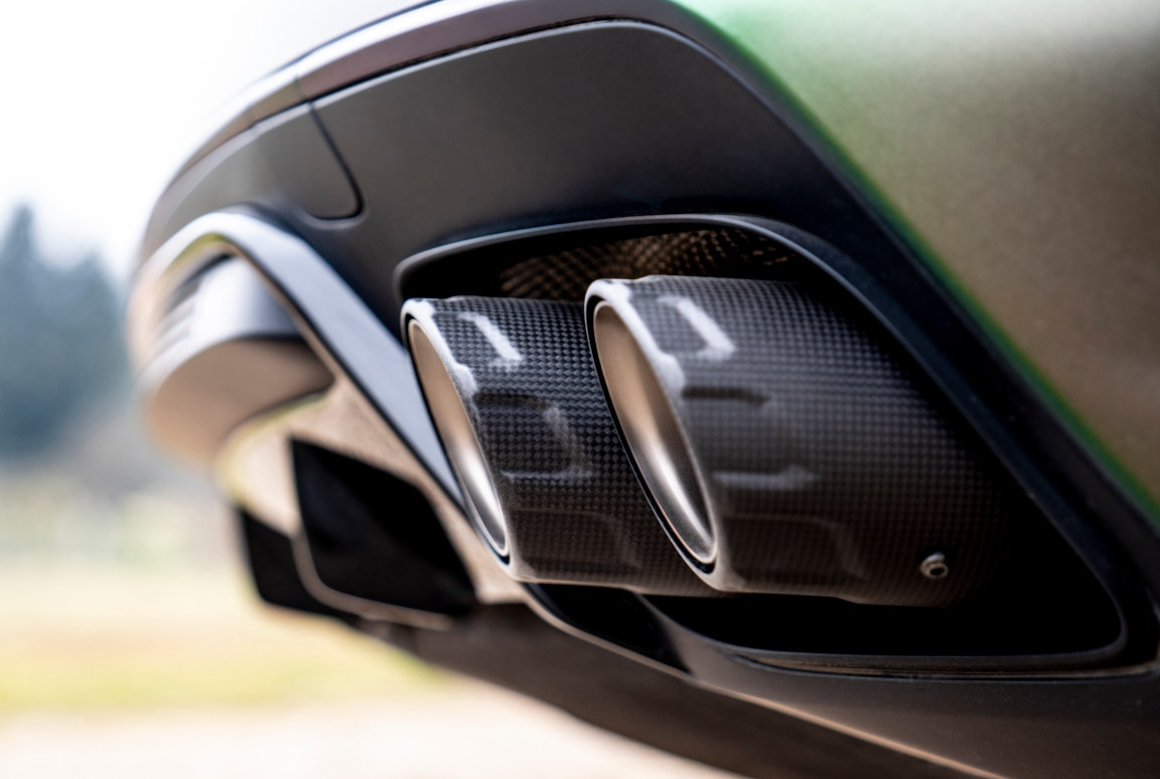 Akrapovic 2024+ Porsche Panamera Slip-On Line (Titanium) w/ Carbon Tips
