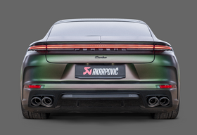 Akrapovic 2024+ Porsche Panamera Slip-On Line (Titanium) w/ Carbon Tips - 0