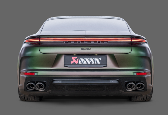 Akrapovic 2024+ Porsche Panamera Slip-On Line (Titanium) w/ Carbon Tips