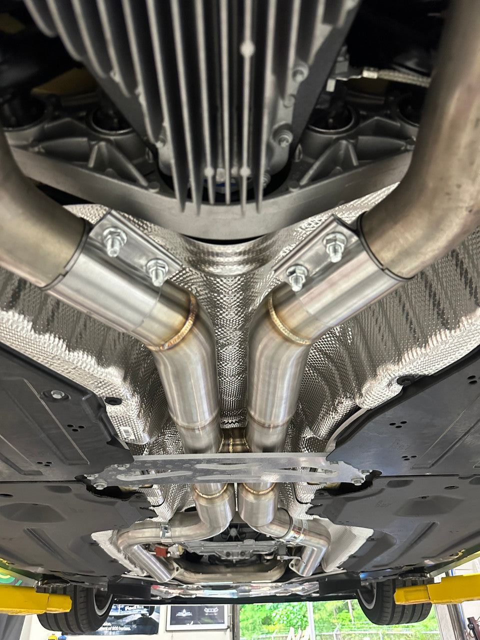 MAD BMW S58 Resonated H-Pipe Midpipe M2 G87