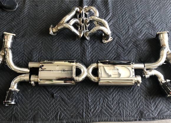 PORSCHE 911 TURBO (991) FULL VALVED EXHAUST SYSTEM