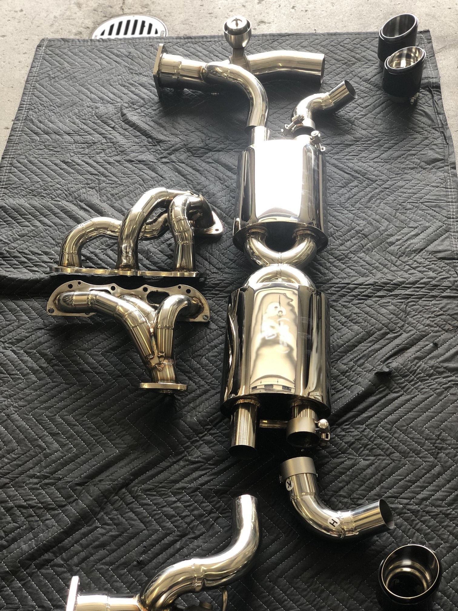 PORSCHE 911 TURBO (991) FULL VALVED EXHAUST SYSTEM
