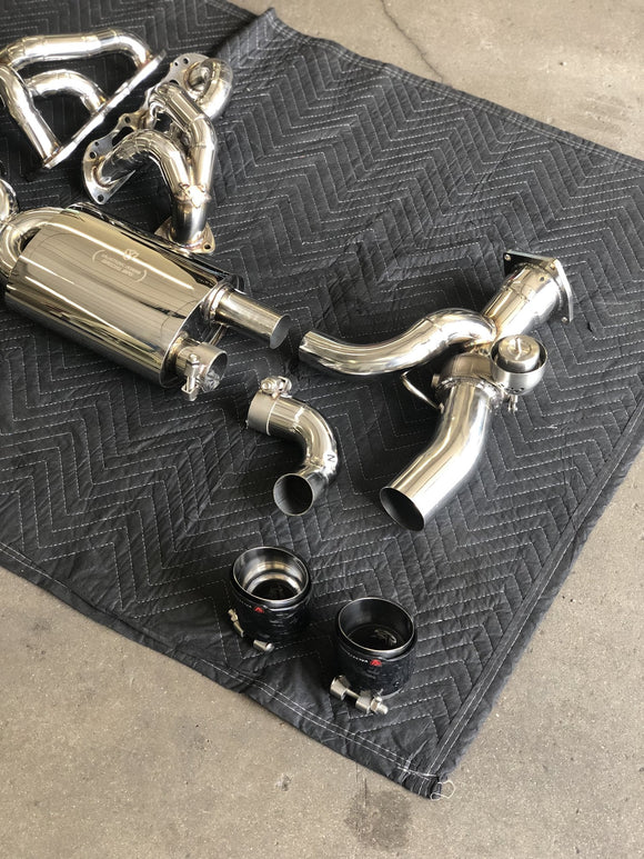 PORSCHE 911 TURBO (991) FULL VALVED EXHAUST SYSTEM