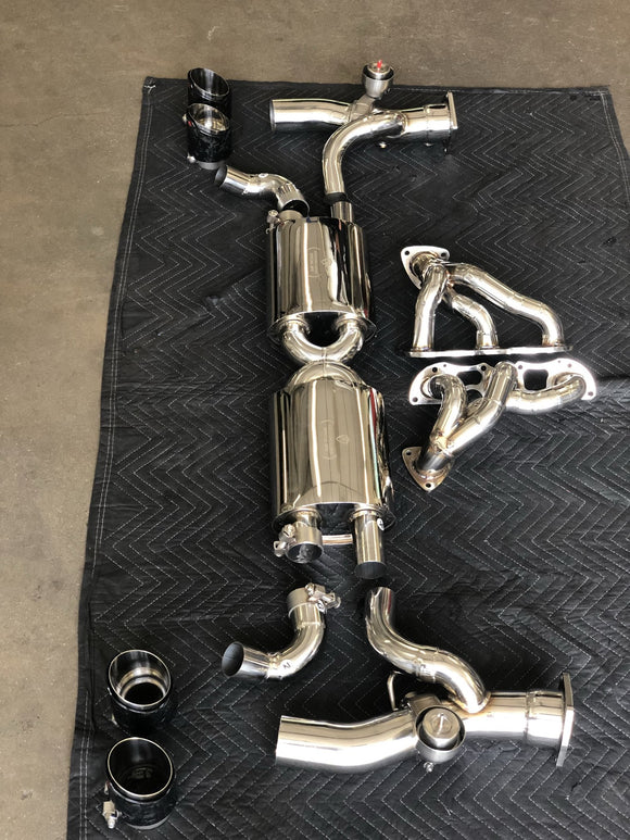 PORSCHE 911 TURBO (991) FULL VALVED EXHAUST SYSTEM