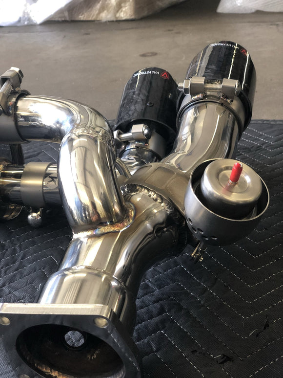 PORSCHE 911 TURBO (991) FULL VALVED EXHAUST SYSTEM