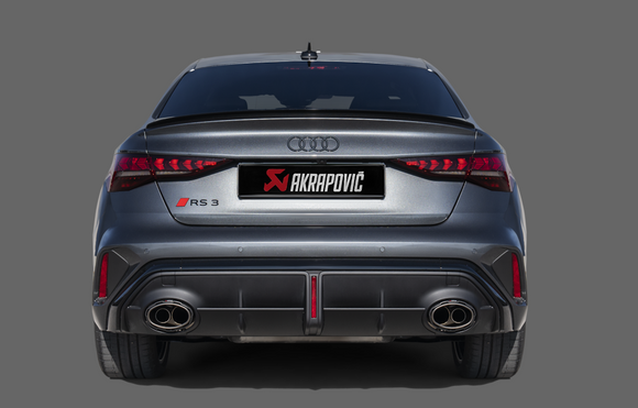 Akrapovic 2025+ Audi RS3 Sedan (8Y FL) Evolution Line Catback - Titanium: Req. P-HF1636 control kit
