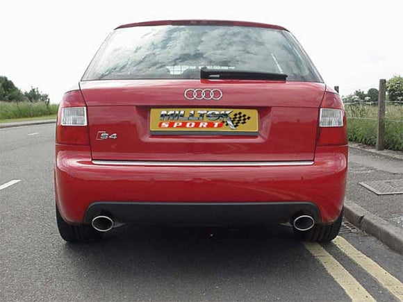 MILLTEK CAT-BACK AUDI S4 2003 2005 NON-RESONATED (LOUDER)