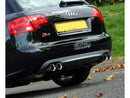 MILLTEK CAT-BACK AUDI S4 2004 2009 RESONATED / QUAD 76.2MM TAILPIPES-6