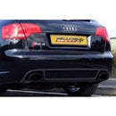 MILLTEK CAT-BACK AUDI RS4 2006 2008 RESONATED. INCLUDING EXHAUST VALVES AND SATI-1