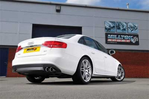 MILLTEK CAT-BACK AUDI A5 2009 2020 QUAD-OUTLET. REQUIRES LOWER SPOILER AND DETAI
