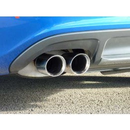 MILLTEK CAT-BACK AUDI S4 2009 2012 RACE VERSION. QUAD POLISHED TIPS