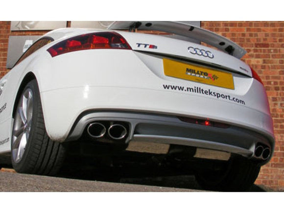 MILLTEK CAT-BACK AUDI TT MK2 2008 2014 NON-RESONATED (LOUDER)