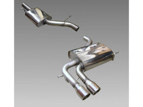 MILLTEK CAT-BACK AUDI A3 2004 2012 RESONATED (QUIETER)