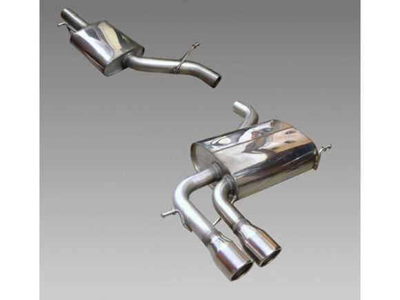 MILLTEK CAT-BACK AUDI A3 2004 2012 RESONATED (QUIETER)