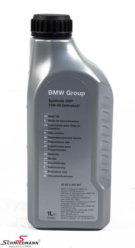 Differential Fluid - 75W90 SAF-XO GL-5 Gear Oil - 1 Liter