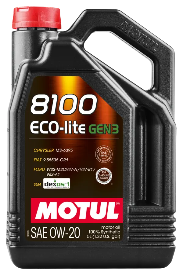 MOTUL 8100 ECO-LITE GEN3 0W-20 (5 LITER)