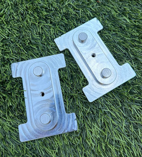 ALUMINUM FRONT BUMPER BRACKETS (PAIR) - MK2/MK3