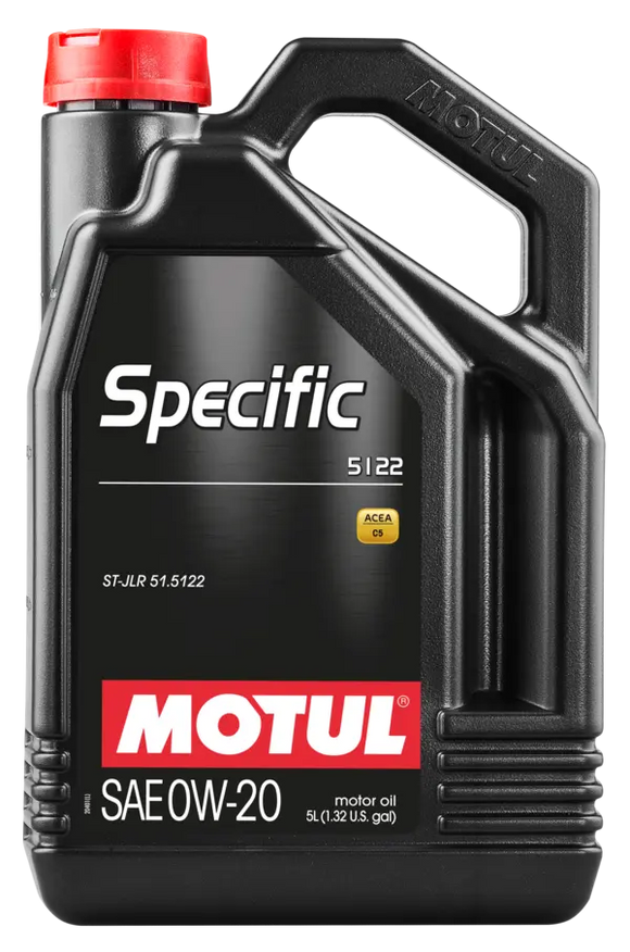SPECIFIC 5122 0W20 (5 LITER) OEM Specific - 100% Synthetic Engine Oils