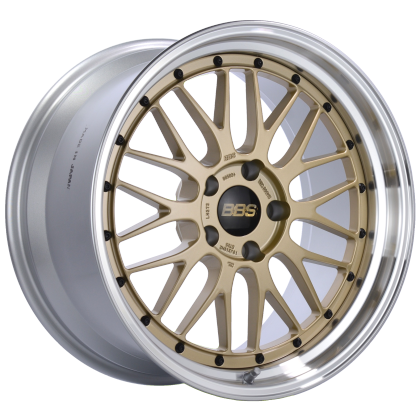 BBS LM 19x11 5x120 ET37 Diamond Gold Center / Diamond Cut Lip Wheel PFS/Clip Required