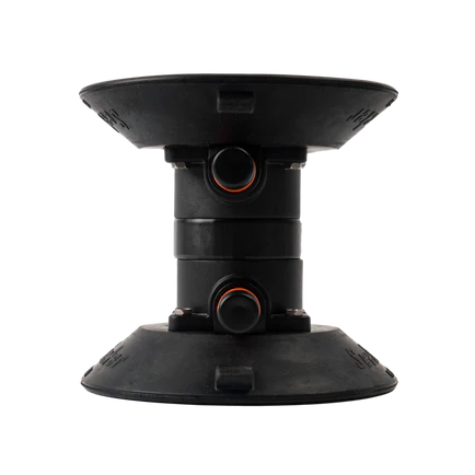 SeaSucker 6in. Double Tap - Black (SeaSuckers are Back to Back) - 0