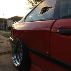 Polycarbonate Rear Side Window Kit-E36 Coupe - 0