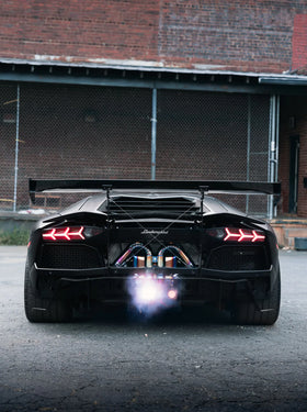 CHASIS MOUNTED CARBON APR SPOILER AND DIFFUSER - AVENTADOR