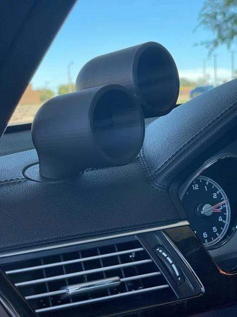 CJM Industries Defrost Vent Gauge Pod (Double Pod 52mm) - Mercedes Benz AMG E 63 / 350 / 550
