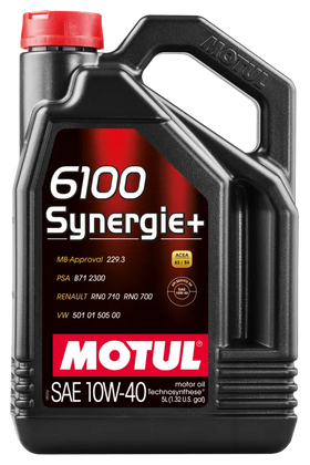 6100 SYNERGIE+ 10W40 (5 LITER) Technosynthese® Engine Oils