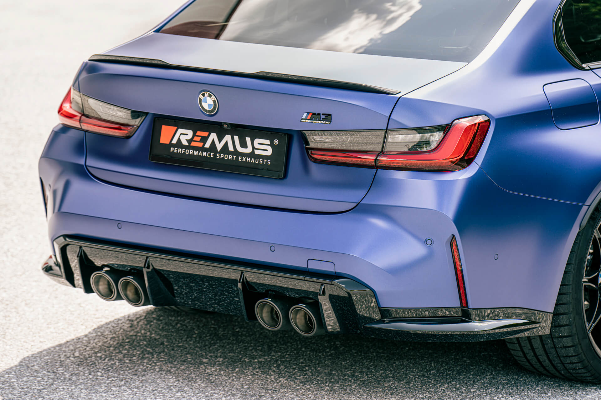 Remus RACING Downpipe-Back-System BMW G80/G82 M3/M4 - 0