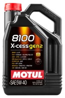 Motul 8100 X-CESS GEN2 Synthetic 5W-40 Motor Oil, 5 Liter-1