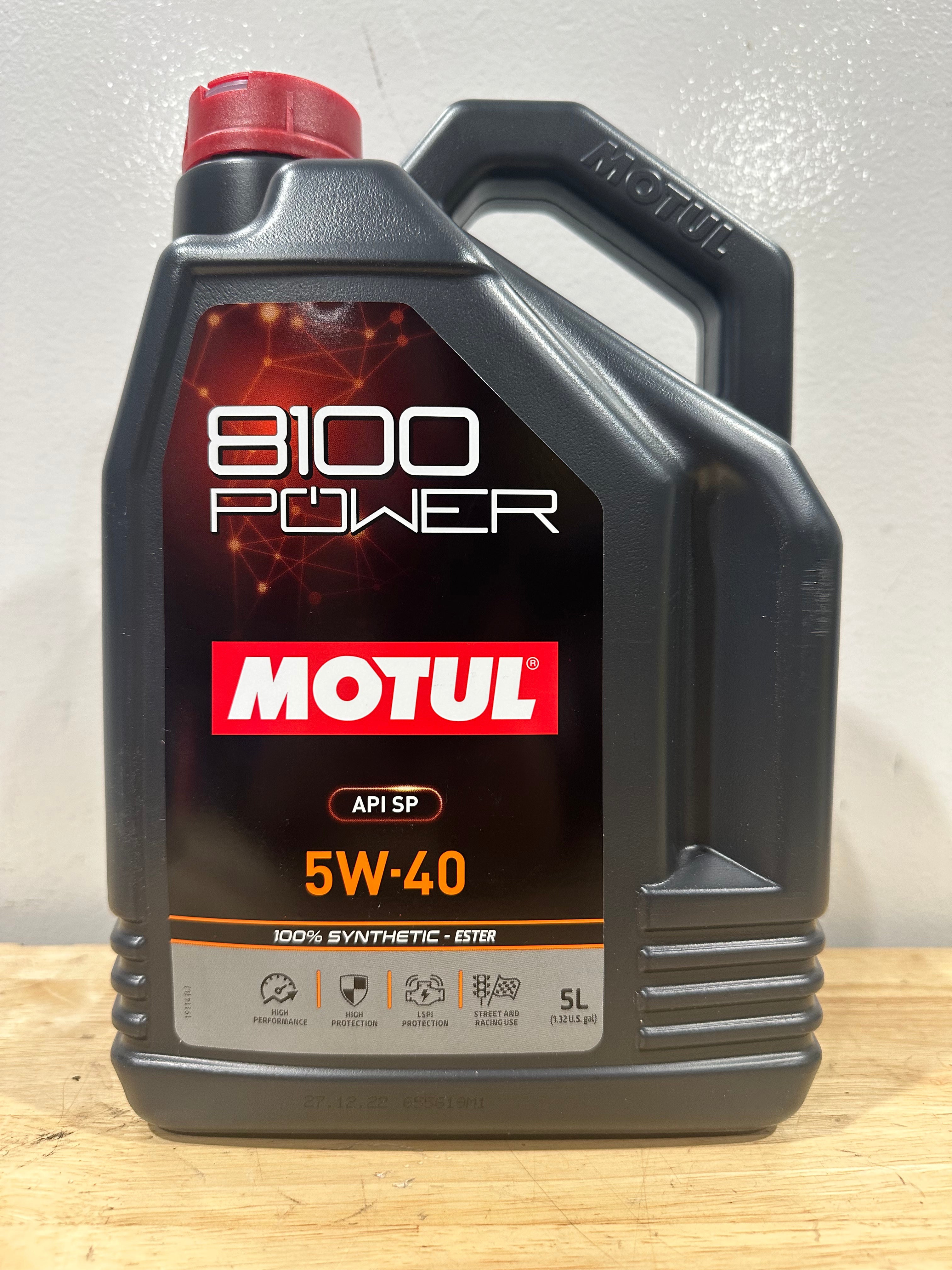 Motul Full Synthetic 5W-40 8100 Power 5L